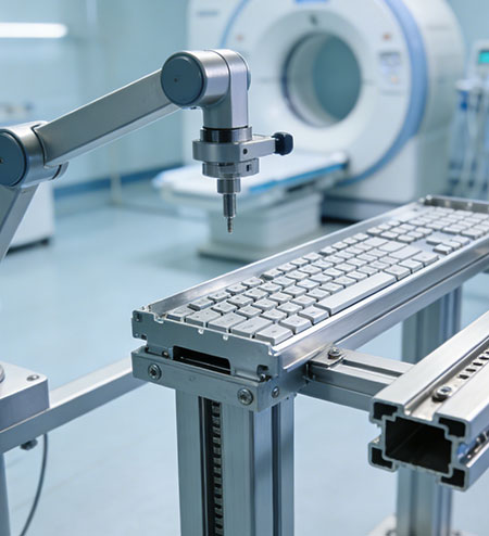 Soluções de alumínio de precisão para equipamentos de diagnóstico e imagem médica.